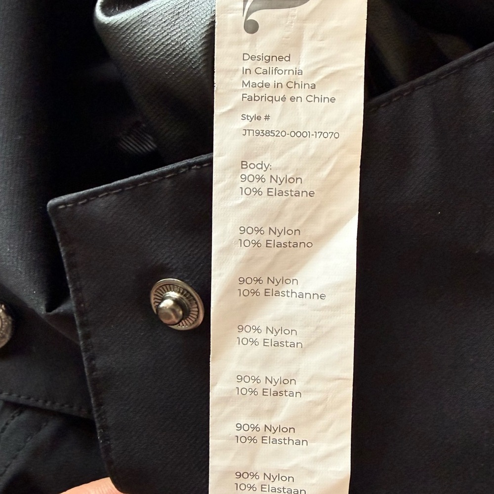Fabletics Black Jacket - Picture 6 of 9